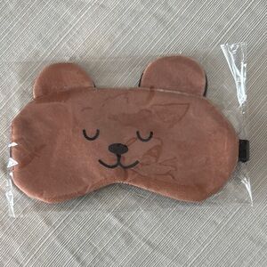 Cute Brown Bear Sleep Mask kids